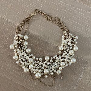 Pearl and gold necklace
